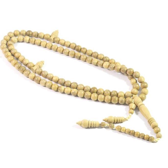 ASLI Tasbih Kayu Cempaka Kayu Kembang Kantil Asli Natural Alami READY STOCK