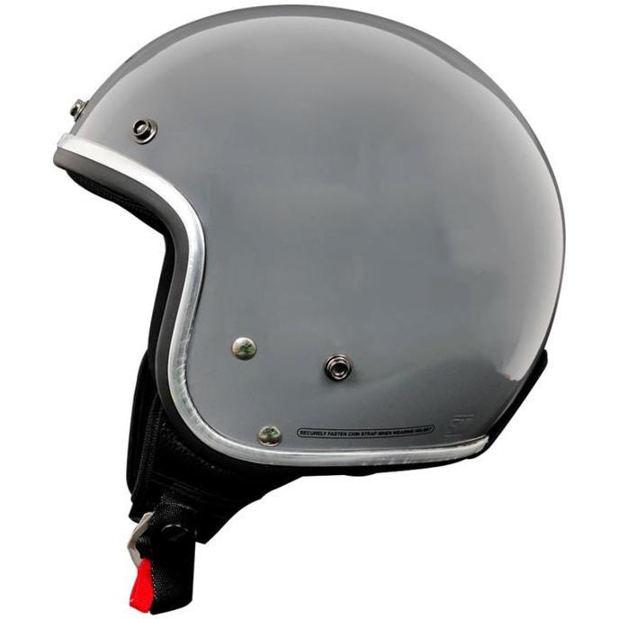 Howard Smith Master Retro Helm Half Face - Modern Grey