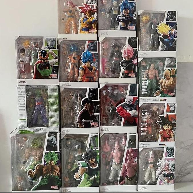 Shf Dragon Ball Kai Super Kws Super Saiyan Goku Vegeta Broly Figure