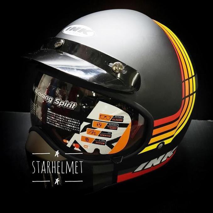 Helm Full Face Classic INK Trooper Graphic BorderLine Original