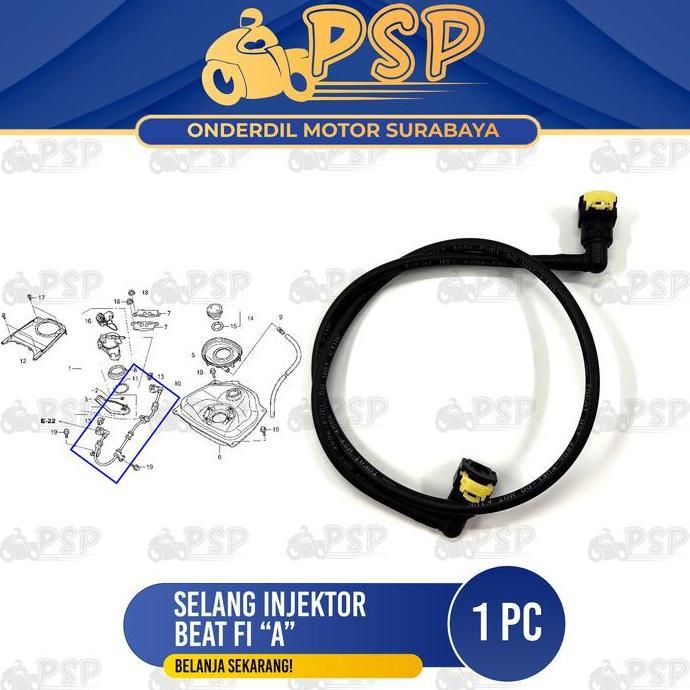 Promo SelangInjektorBeatFi-KabelCableCabelSlangCableCabelTaliSelingKawatPenghubungVacuumMinyakBensin