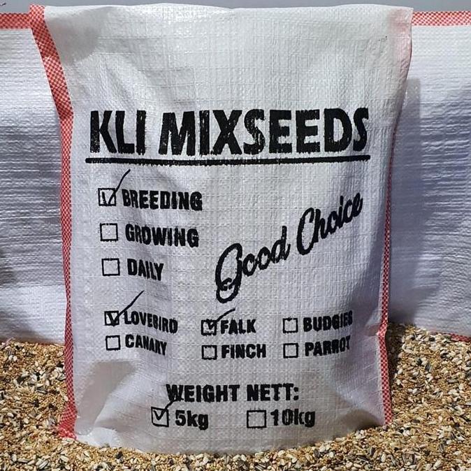 PAKAN BREEDING LOVEBIRD KLI MIXSEEDS 5 KG BREEDING FALK