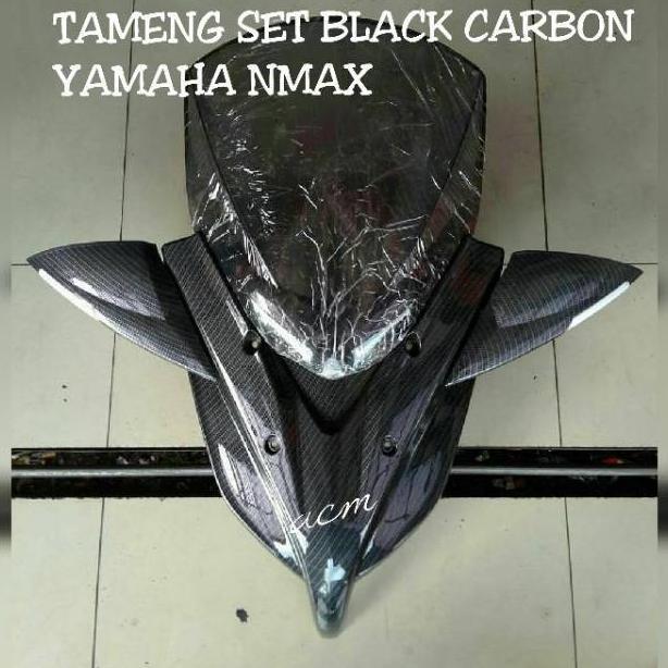 Tameng set nmax +winshield+spion +lampu sen carbon nemo Nmax old