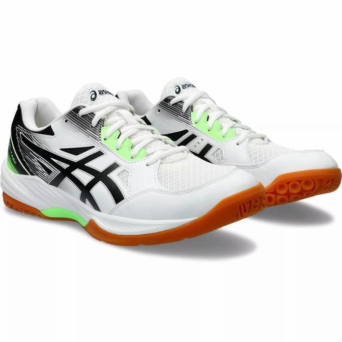 Sepatu Voli Asics Gel Task 3 White Black 1071A077.102