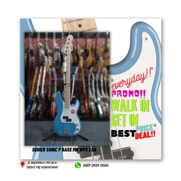 BASS SQUIER SONIC PRECISION CALIFORNIA BLUE BMJ