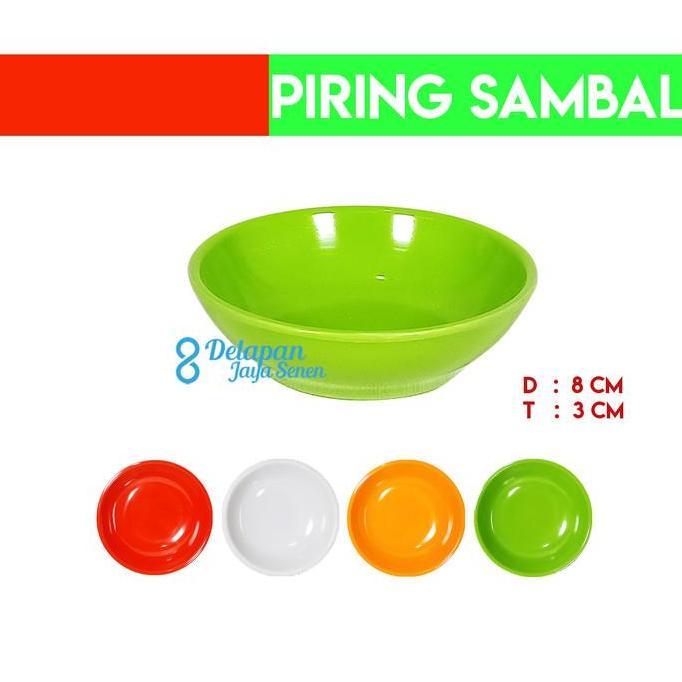 Bestone- Piring Sambal Melamin | Piring Sambal Bulat | Pisin Tempat Sambal