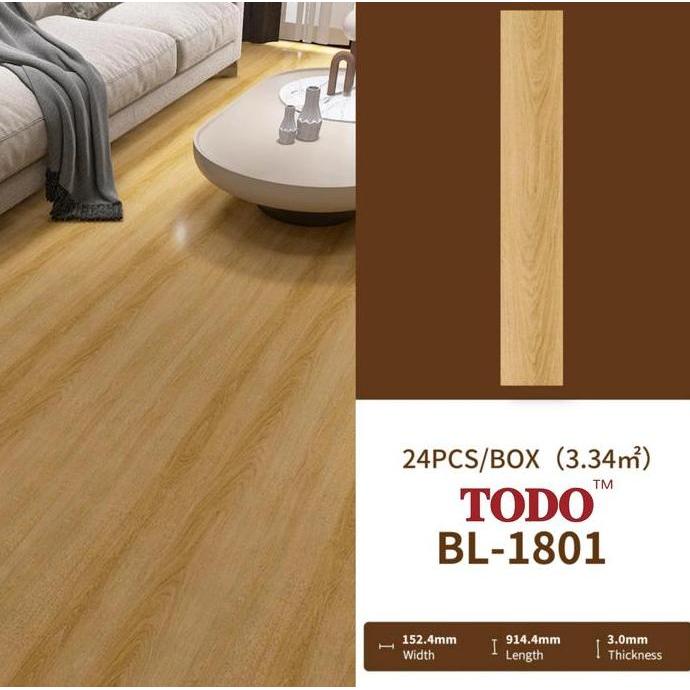 VINYL 2MM & 3MM WOOD MOTIF KAYU 1 BOX ISI 24 PCS