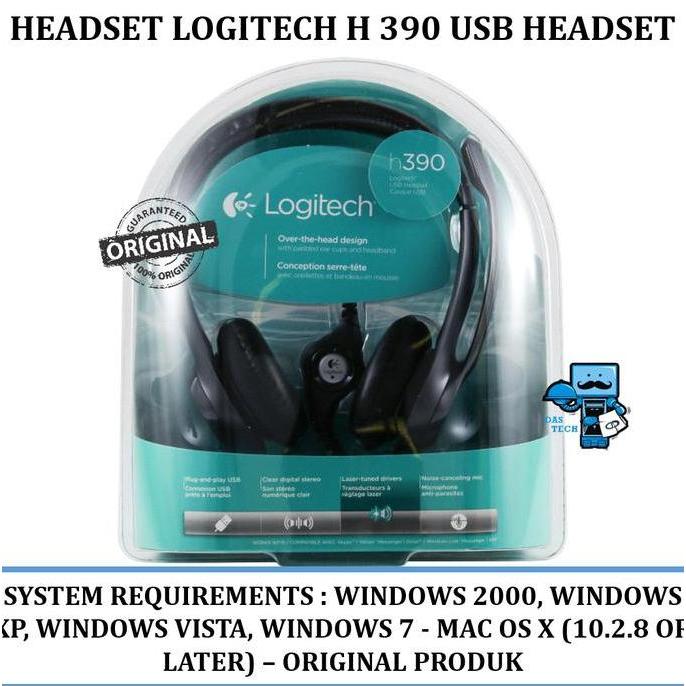 Headset Logitech H 390 Usb Headset Premium