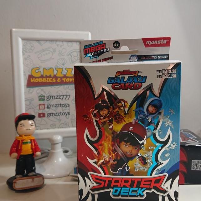 Kartu Boboiboy Galaxy Card Boboiboy Starter De Mainan Kartu
