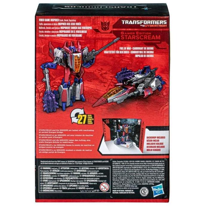 Hasbro, Transformers Studio Series Gamer Edition Deluxe War For Cybertron 06 Starscream