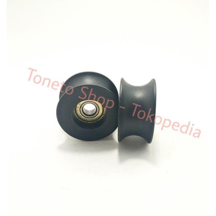 Promo U Groove Pulley Roller Bearing / Wheel Ball Bearing BU0840 ~ Z20 Shaft Diskon