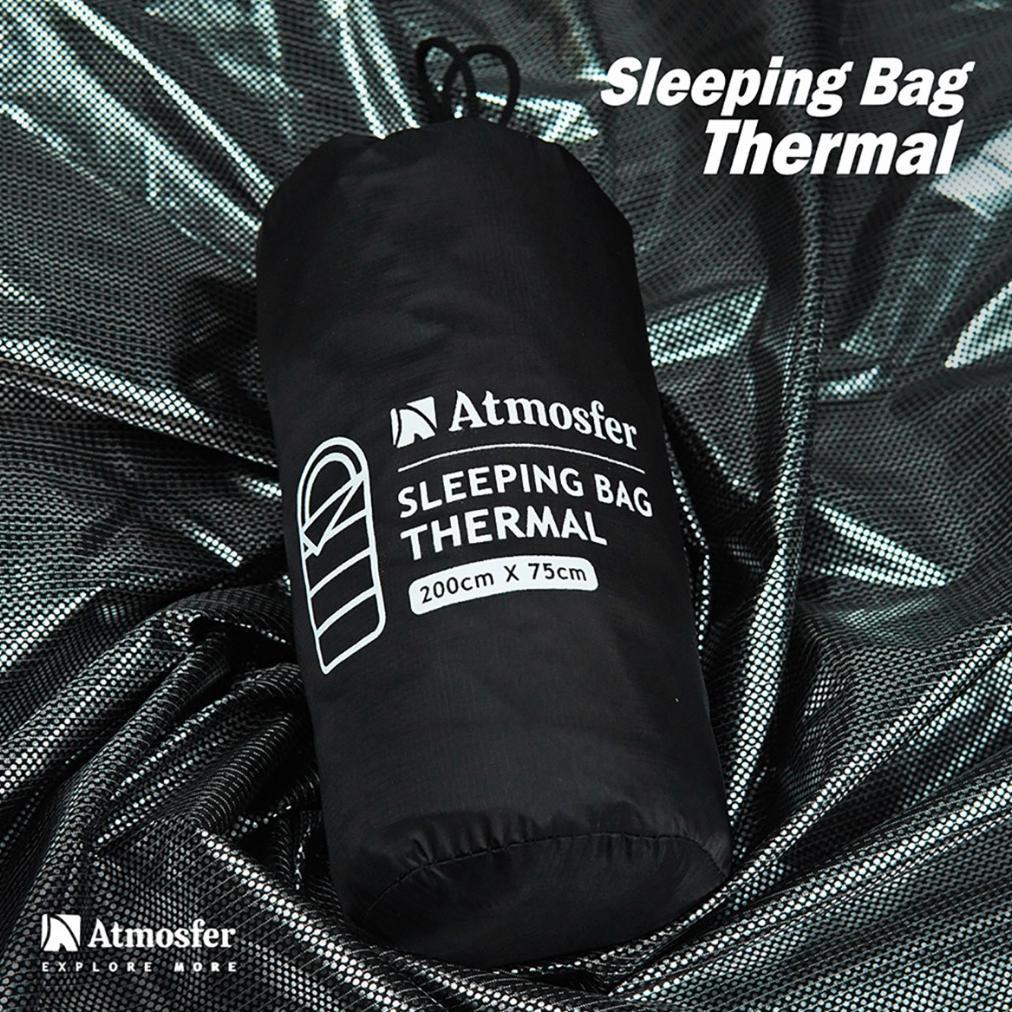 Atmosfer Sleeping Bag Ultralight Thermal Blangket - Sleeping Bag Liner - Sleepingbag Thermal Bivy