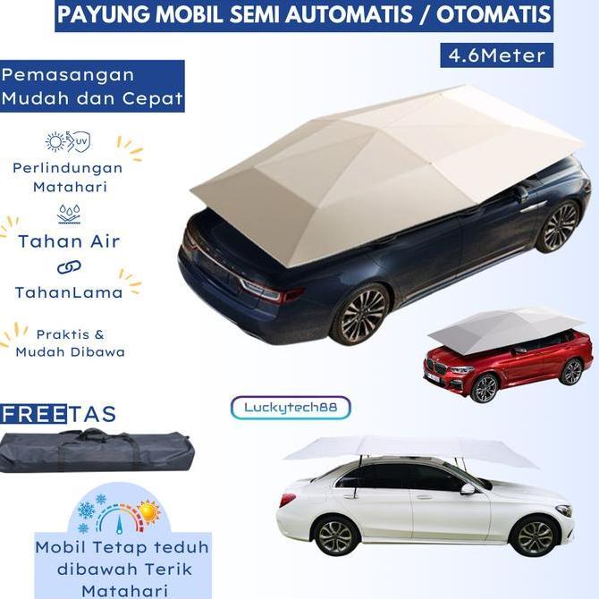 Payung Mobil Portable 4.6M | Payung Mobil Otomatis | Payung Mobil Protektor | Payung Mobil Semi Otom