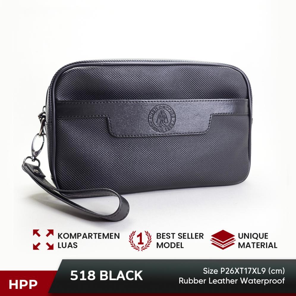 BEST SALE HAND BAG TAS CLUTCH PRIA HUSH PUPPIES 518 HITAM PREMIUM / TAS TRAVEL ORGANIZER TAHAN AIR