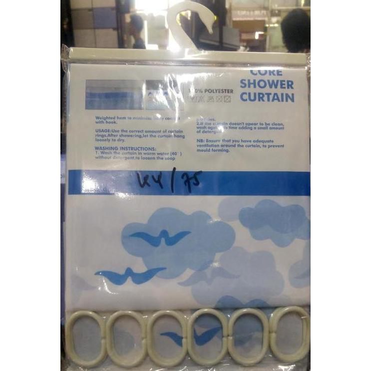 Gorden/Gordyn/Hordeng kamar mandi motif