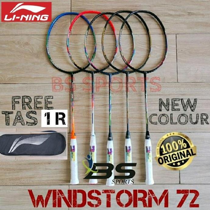 RAKET BADMINTON RAKET LINING WINDSTORM 72 ORIGINAL