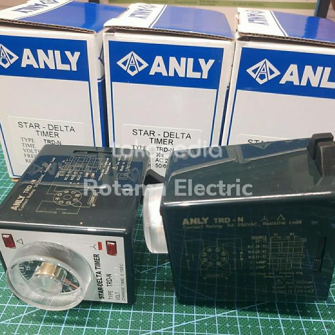 Timer Star Delta 30S Trd-N 220V Star Delta Timer 30 Seconds Anly Trdn Kode 279