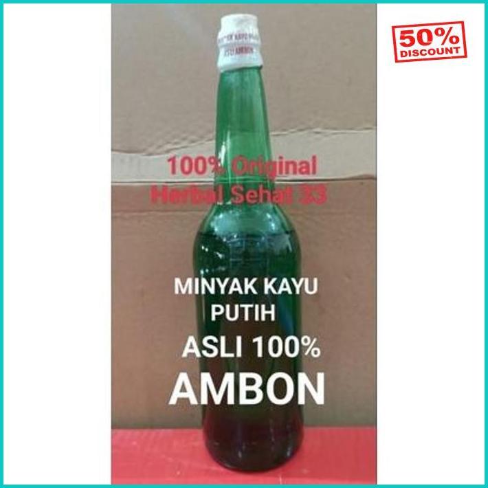 Minyak Kayu Putih Ambon Asli 100% Isi 600Ml Tahan Lama