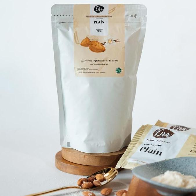 Kira Almond - Plain Almond Powder / Susu Almond Bubuk Plain