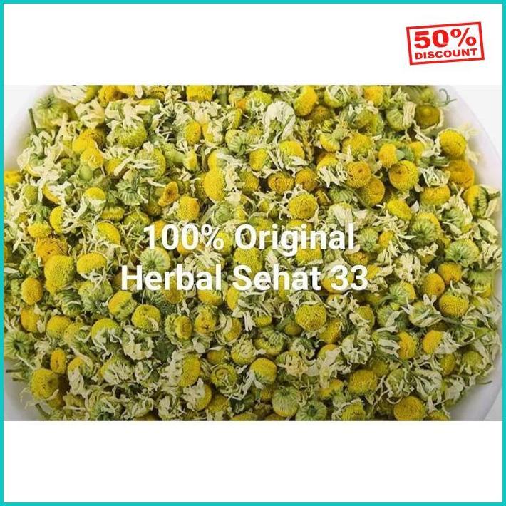 Chamomile Premium Super 500G Teh Seduh Untuk Kesehatan Segera