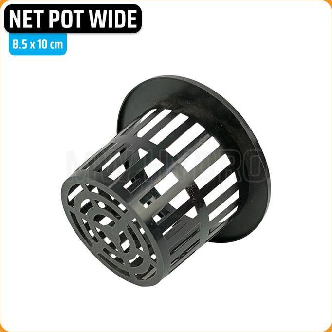 HYDROPONIC NET POT WIDE - NETPOT HIDROPONIK - 8.5X10 CM