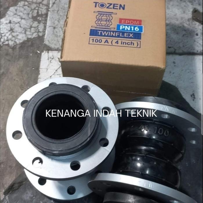 PROMO 4" inch Flexible Rubber Joint TOZEN Twinflex PN16 / DN100