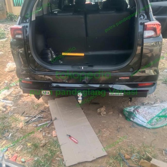 Tanduk Bumper Guard Belakang Mobil Xenia - Avanza 2022 - 2025 Model Towing Bar Merek Arb Terbaru
