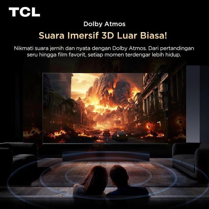 Tcl Qled 43 Inch T6C - 4K Google Tv - Hva Panel - Hdr 10+ - Dolby Vision & Atmos - Google Assistant/