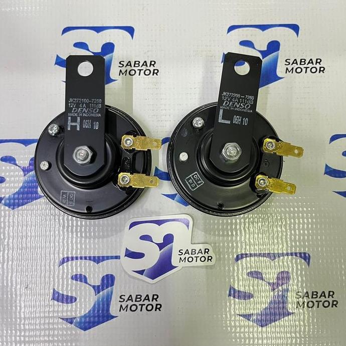 Klakson Denso Disc - klakson denso disc waterproof - klakson mobil / klakson motor stereo (2pcs hito