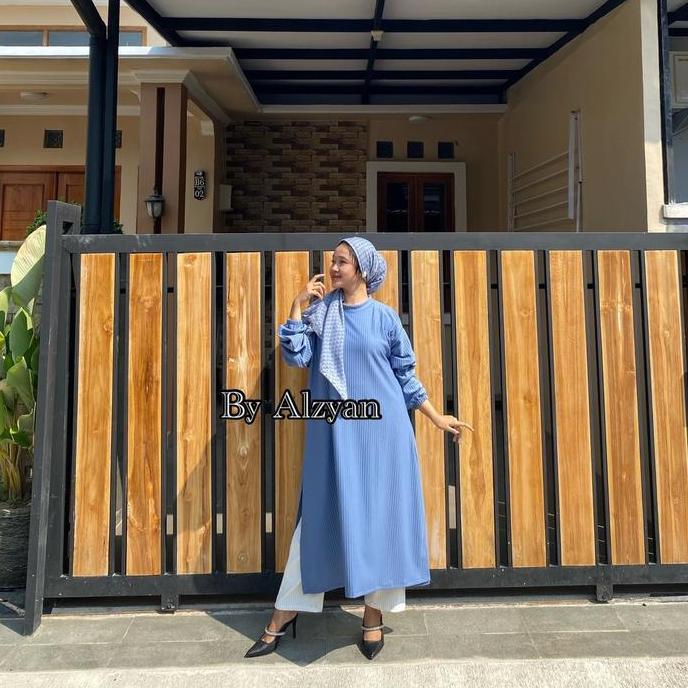 Bgs- By Zayyenna - Long Tunik Jumbo Knit Premium / Long Tunik Jumbo Ld 130Cm / Tunik Knit Jumbo