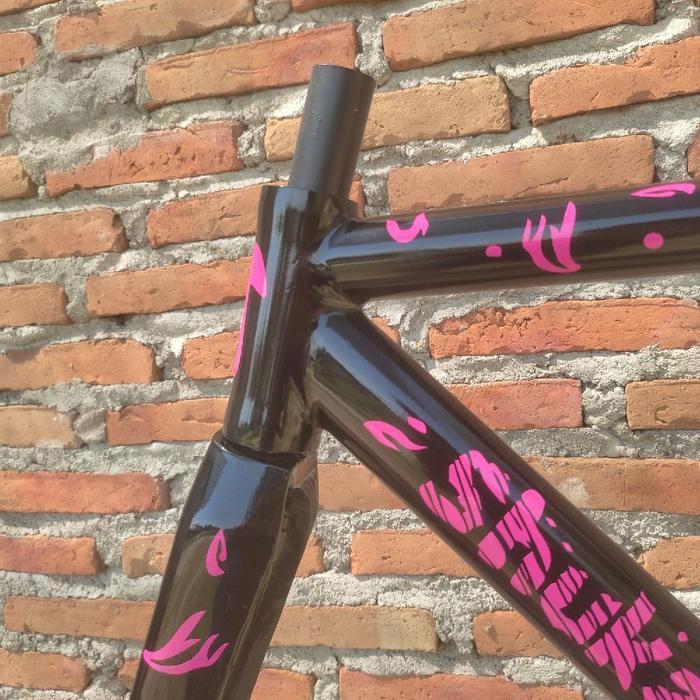 Shukaku Frame Fork Fixie Custom Steel Original Dan Terpercaya