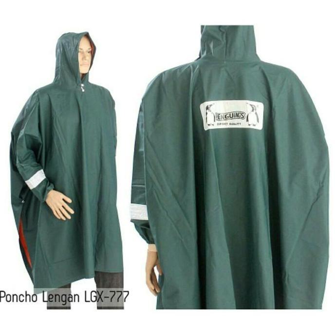 Jas Hujan Penguin Ponco Lengan Mantel Kelelawar