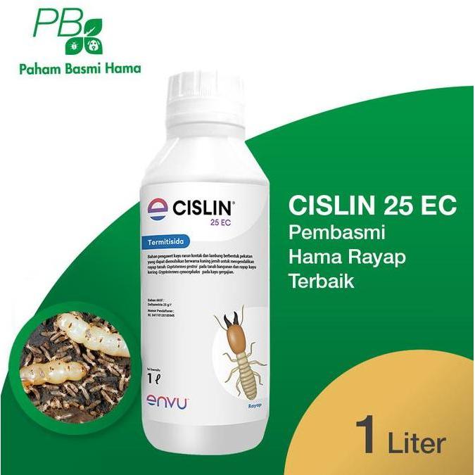 BERKUALITAS Cislin 25 EC - Anti Rayap - Bayer - Pembasmi Rayap - 1 Liter