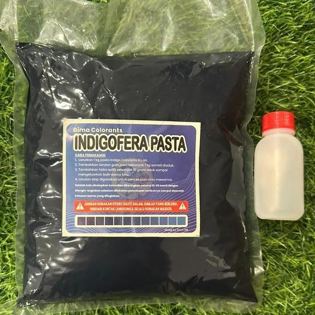 Pewarna Alam Bima Colorants Indigofera Pasta Tinctoria Per- 1 Kg (Hidro) Terlaris