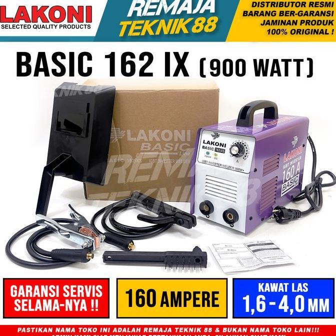 MESIN LAS TRAFO/ LAKONI BASIC 162 IX / TRAVOLAS LISTRIK INVERTER 162IX