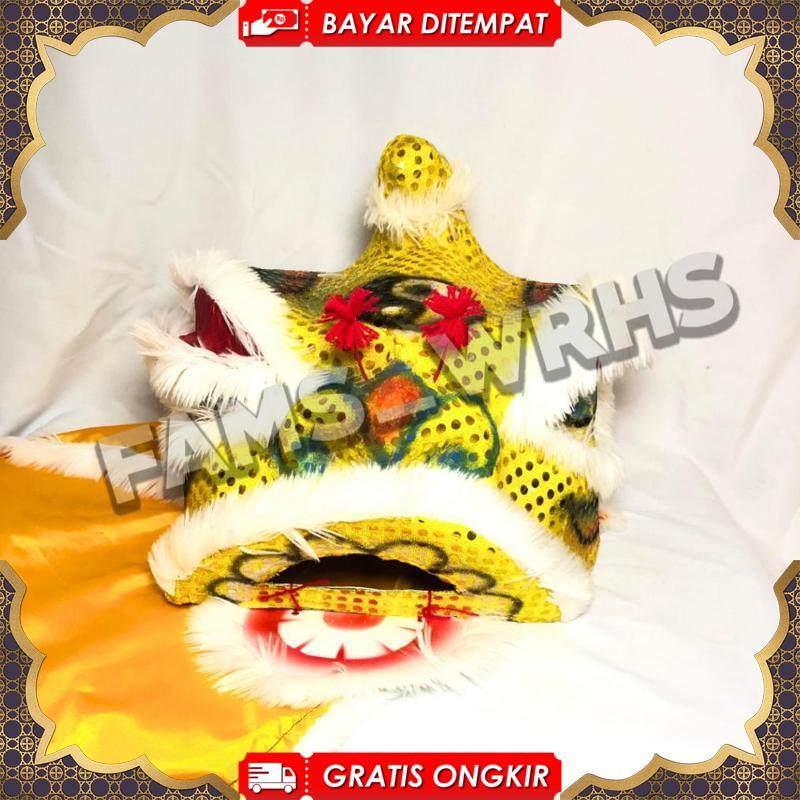 Barongsai Anak Dewasa Bahan Karton Tebal Kokoh Barongsai Kedip Promo Terbaru