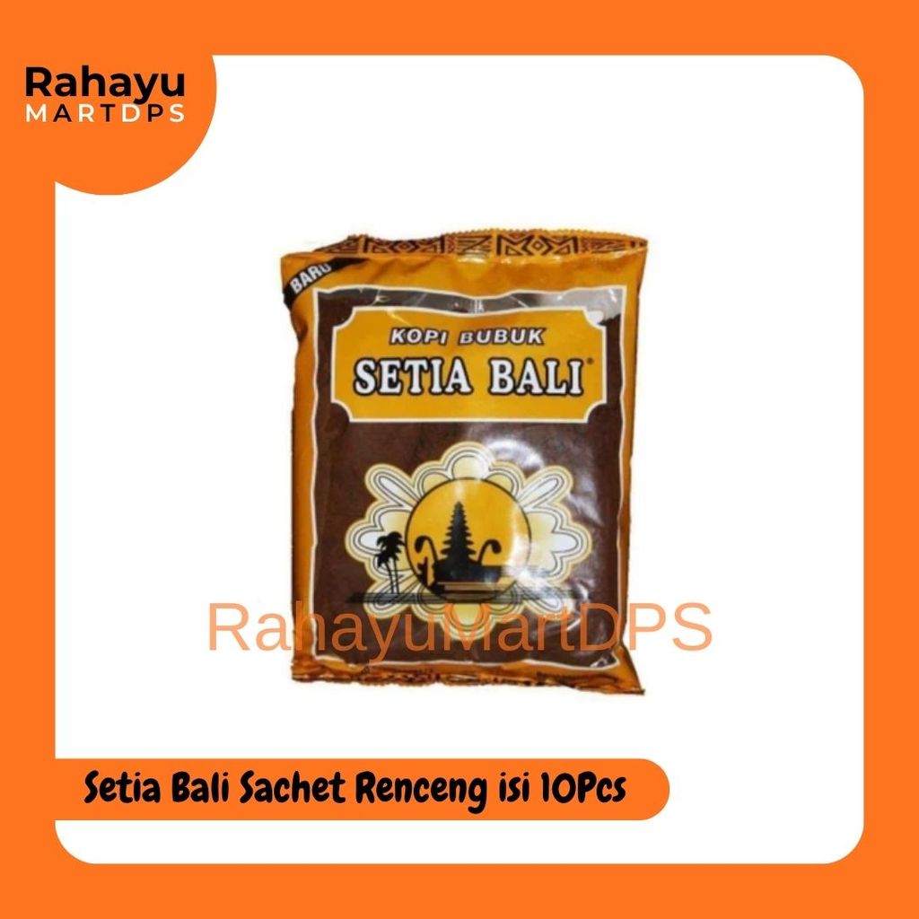 Kopi Setia Bali 40gr Renceng Isi 10 Sachet | Kopi Bubuk Bali Asli Aromatik
