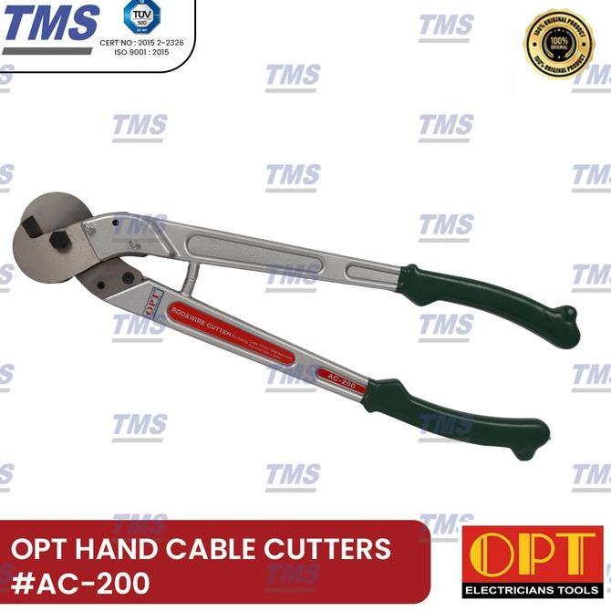 LOWARY Tang Pemotong Kabel OPT Hand Cable Cutters #AC-200 - Original
