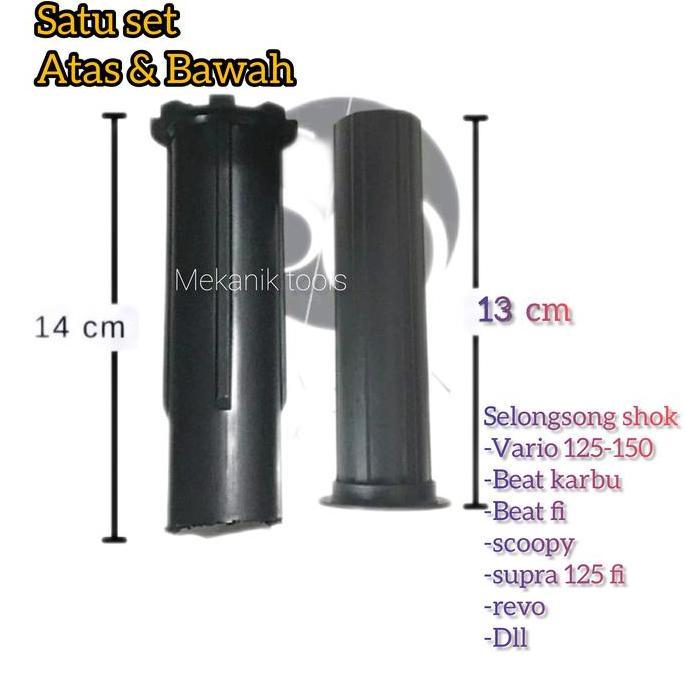 WINDOVSHOPID Plastik selongsong shock Belakang Beat Vario Scoopy space atas bawah