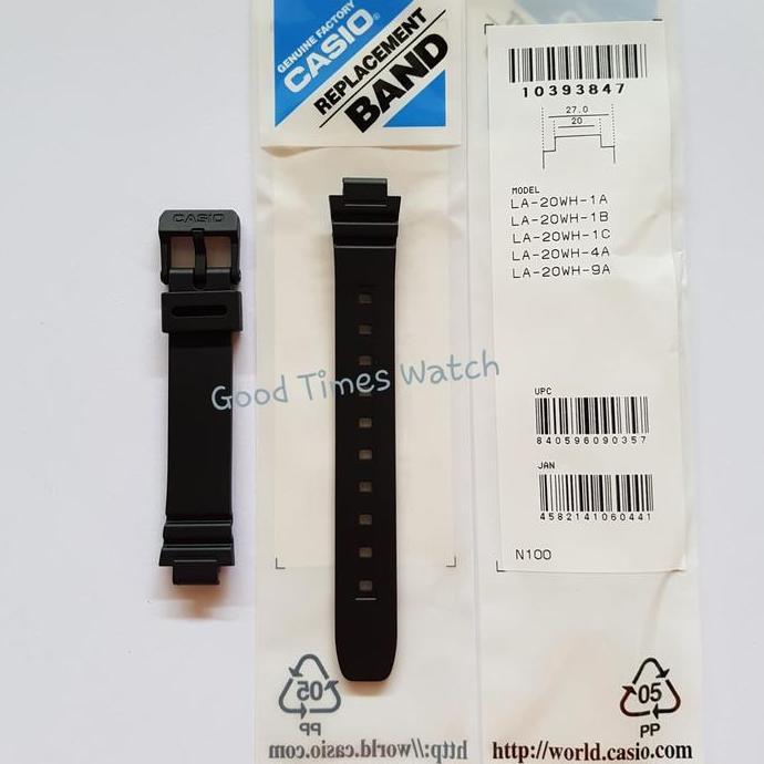 STRAP CASIO LA-20WH LA 20WH LA 20 CASIO ORIGINAL PROMO AWAL TAHUN