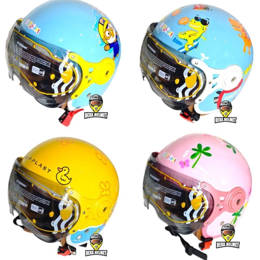 Helm Anak Pilot LUNAR KIDS BIPPLAST Karakter SNI 2 - 8 TAHUN