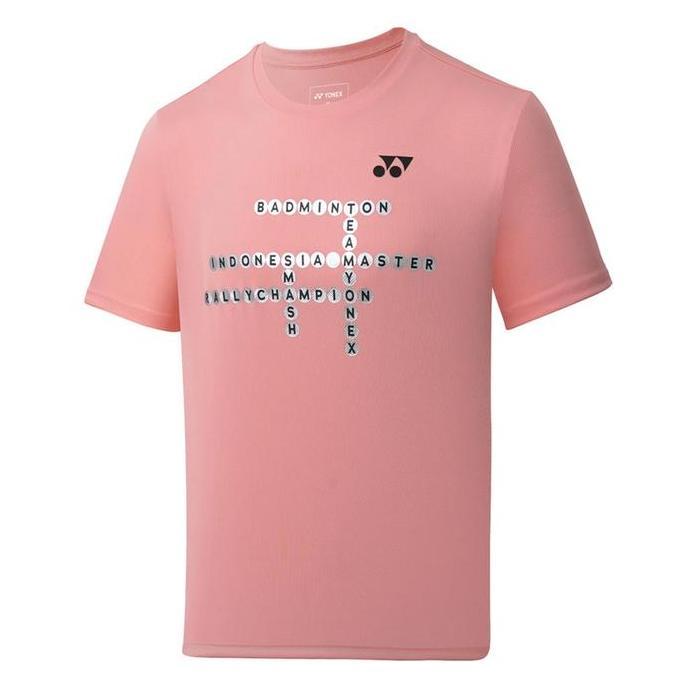 ASLI Kaos Jersey Badminton Indonesia Master RM 2961 Peach Bud READY STOCK
