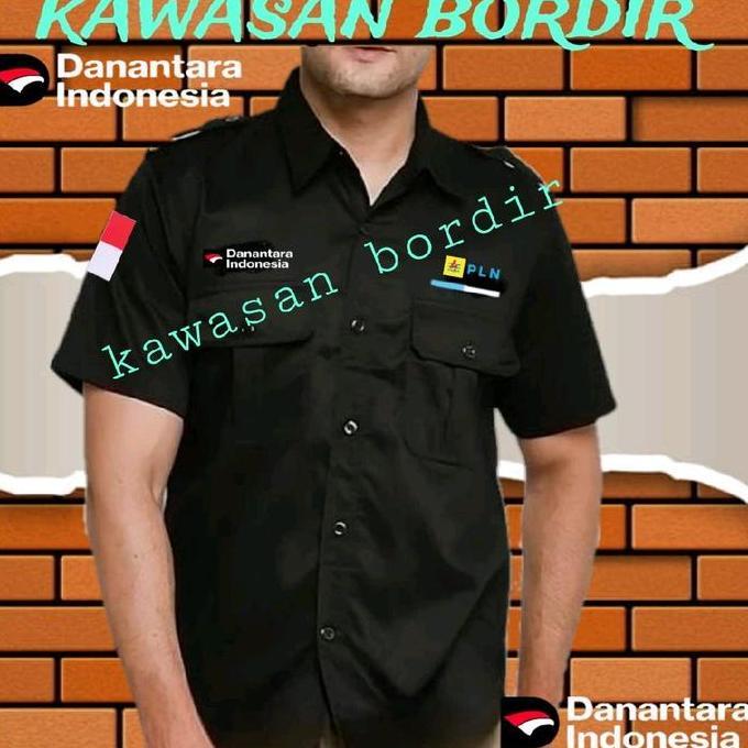 Terbaru kemeja danantara Indonesia PLN kemeja PLN seragam PLN baju PLN pdh PLN full bordir PROMO AWA