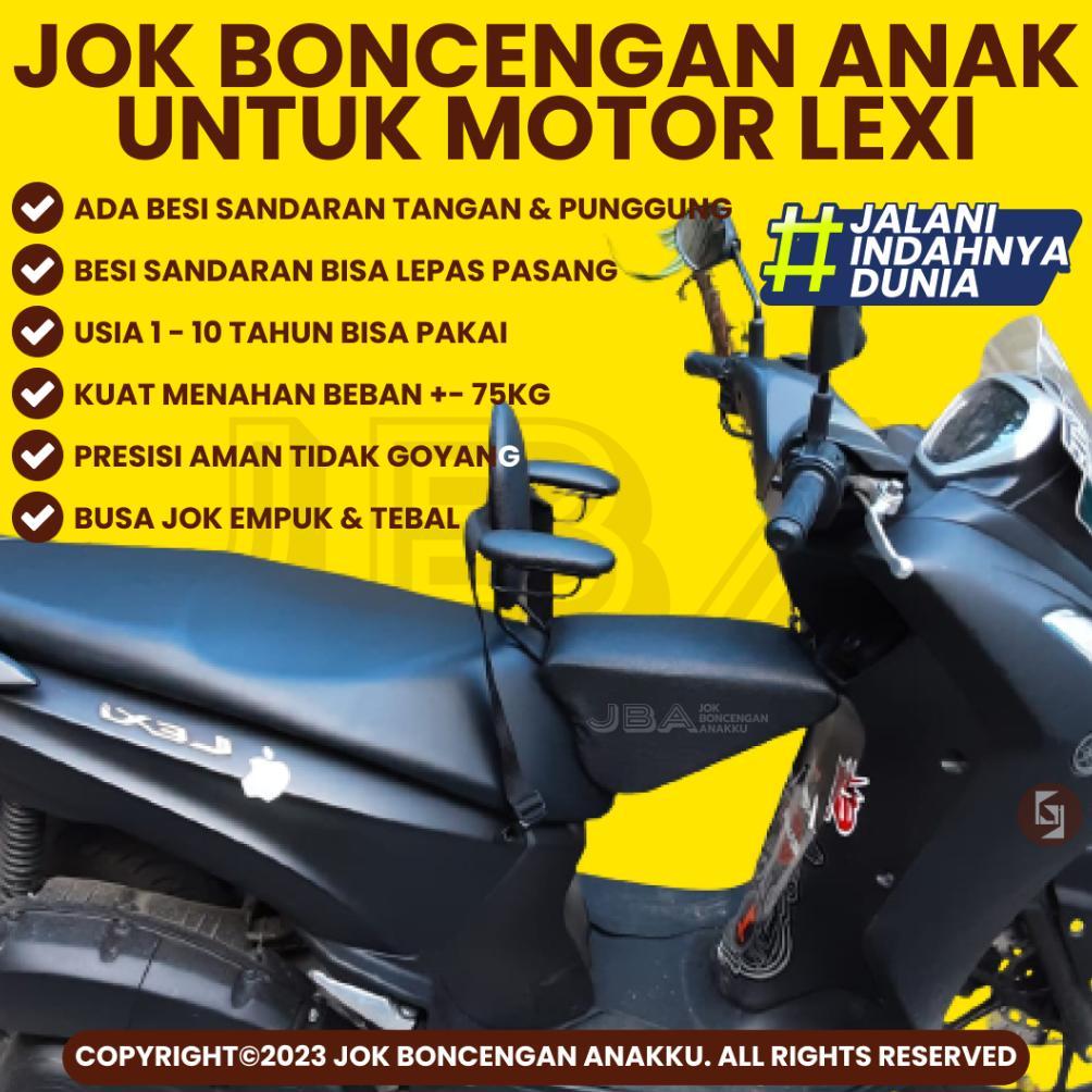 Jok Motor Anak Boncengan Depan Yamaha Lexi Kursi Dudukan Portable Matic