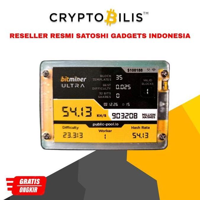 TERMURAH - BitMiner Ultra - CryptoBilis Indonesia (Solo BTC Miner & BTC Tracker)
