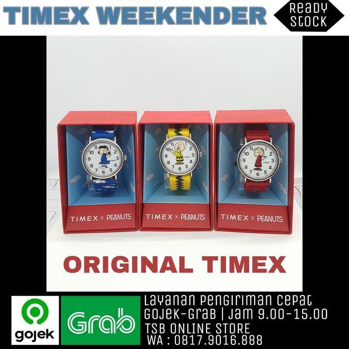 JAM TANGAN TIMEX WEEKENDER - TIMEX X PEANUTS PROMO AWAL TAHUN