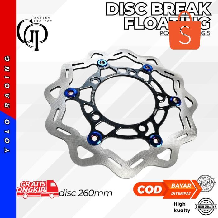 GABEEAPROJECT DISC GALFER  260MM CAKRAM GALFER 260MM DISK GALFER 260MM DISC VARIO CAKRAM BEAT BREKET