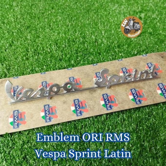 Emblem Ori RMS Vespa Sprint Latin TERBATAS