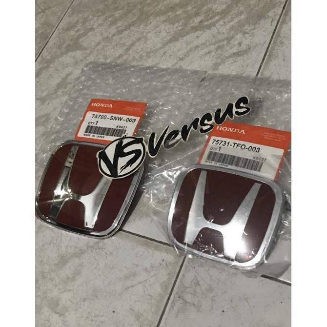 Emblem/Logo Honda Merah Honda Jazz GE 8 Jazz 2008 2009 2010 2011 2012 2013 PROMO