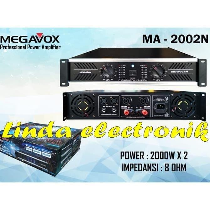 Promo ampli MEGAVOX MA 2002N POWER AUDIO AMPLIFER megavox ma2002n Diskon